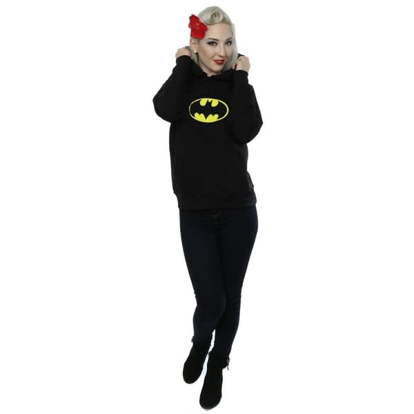 DC Comics Kvinnor/Ladies Batman Logo Hoodie