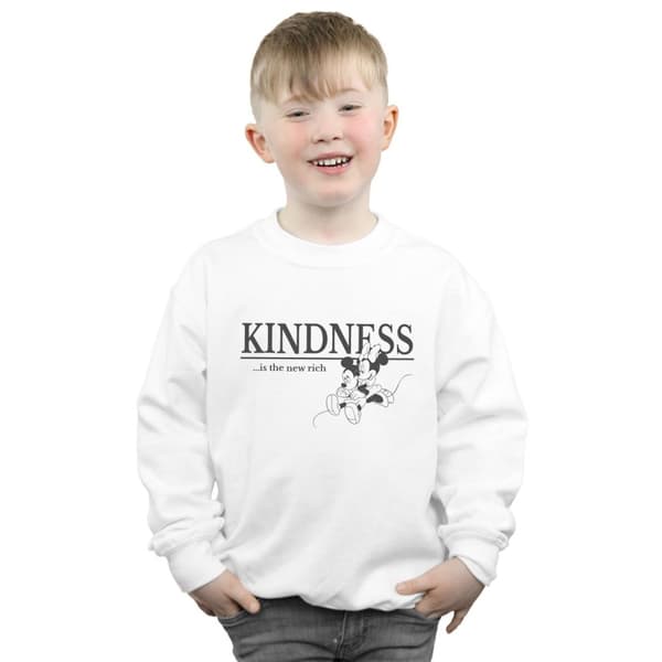 Disney Boys Minnie Mouse Kindness Is Rich Sweatshirt