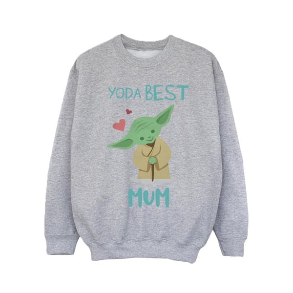 Star Wars Yoda bästa mamma-tröja för flickor