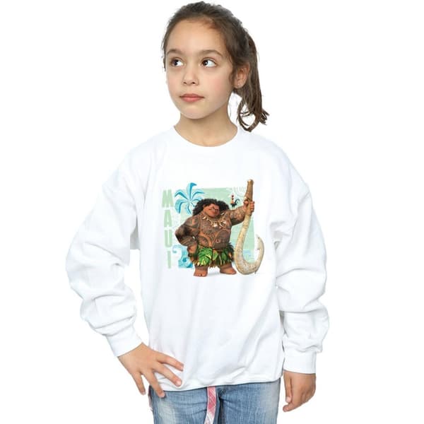 Disney Girls Moana Maui Sweatshirt