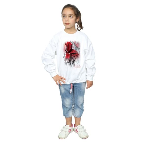 Star Wars Girls The Last Jedi Praetorian Guard Borstad Sweatshirt