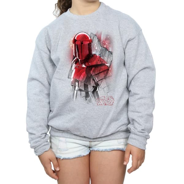 Star Wars Girls The Last Jedi Praetorian Guard Borstad Sweatshirt