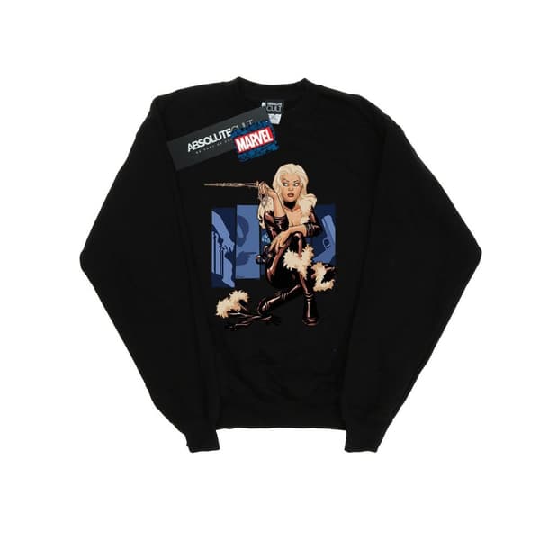 Marvel Boys Black Cat Cover Sweatshirt