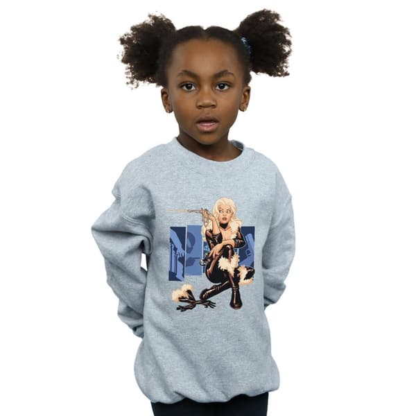 Marvel Sweatshirt med svart kattöverdrag för flickor