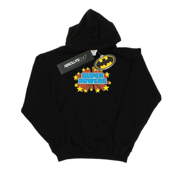 DC Comics Mens Super Powers Logo Hoodie