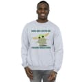 Miniatyrbild 2 av 3: Star Wars Mens The Mandalorian Grogu lyssnar inte Sweatshirt