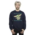 Miniatyrbild 2 av 3: Star Wars Mens The Mandalorian Grogu lyssnar inte Sweatshirt