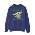 Miniatyrbild 1 av 3: Star Wars Mens The Mandalorian Grogu lyssnar inte Sweatshirt