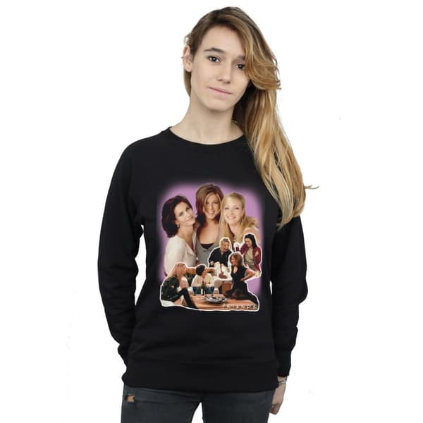 Friends Womens/Ladies Girls Collage Sweatshirt