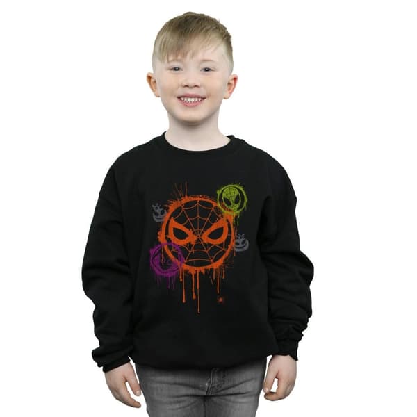 Marvel Pojkar Halloween Spiderman Icon Sweatshirt