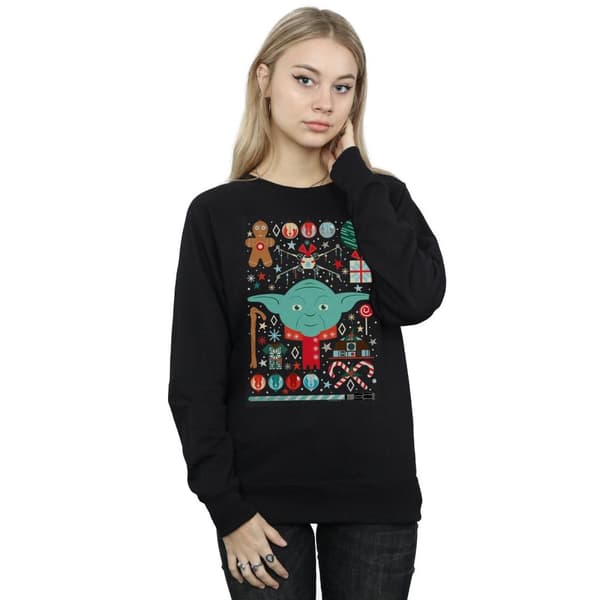 Star Wars Yoda Christmas-tröja för damer/kvinnor