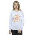 Miniatyrbillede 2 af 3: Marvel Womens/Ladies Avengers Halloween Logo Sweatshirt
