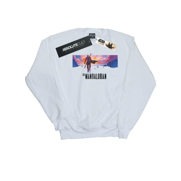 Star Wars Mens The Mandalorian Landscape Sweatshirt