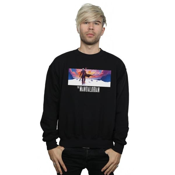 Star Wars Mens The Mandalorian Landscape Sweatshirt