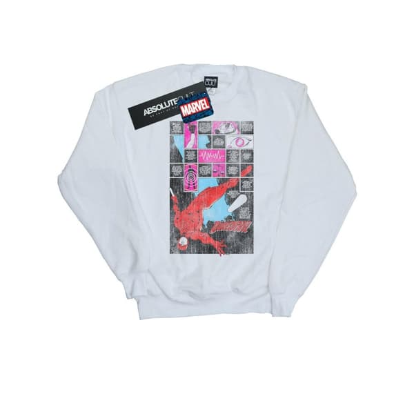 Marvel Womens/Ladies Daredevil Comic Panels Sweatshirt