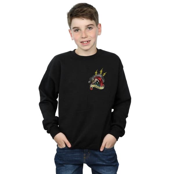 Marvel Pojkar Thor Tattoo - Sweatshirt med brösttryck