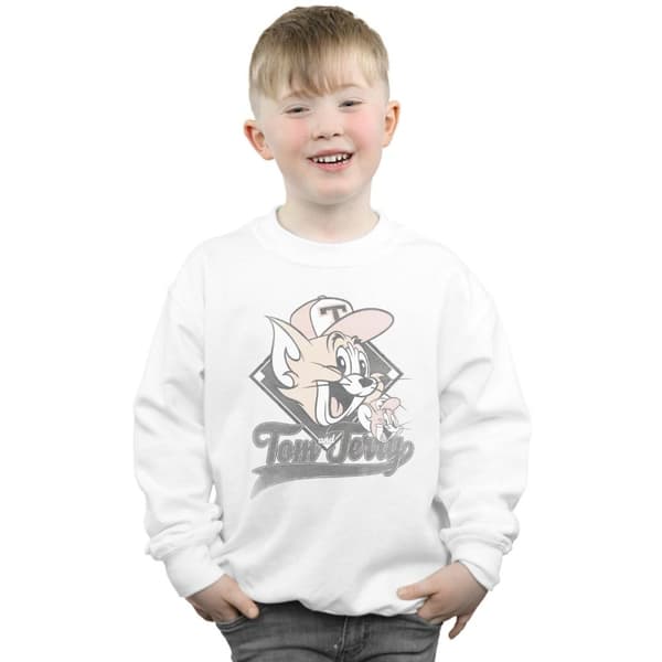 Tom And Jerry Basebollkepsar för pojkar Sweatshirt