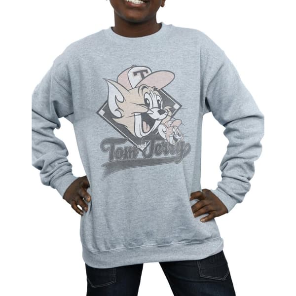 Tom And Jerry Basebollkepsar för pojkar Sweatshirt