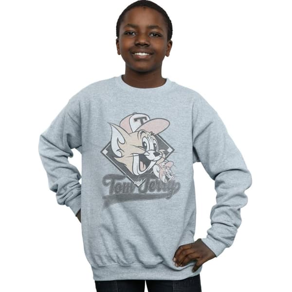 Tom And Jerry Basebollkepsar för pojkar Sweatshirt