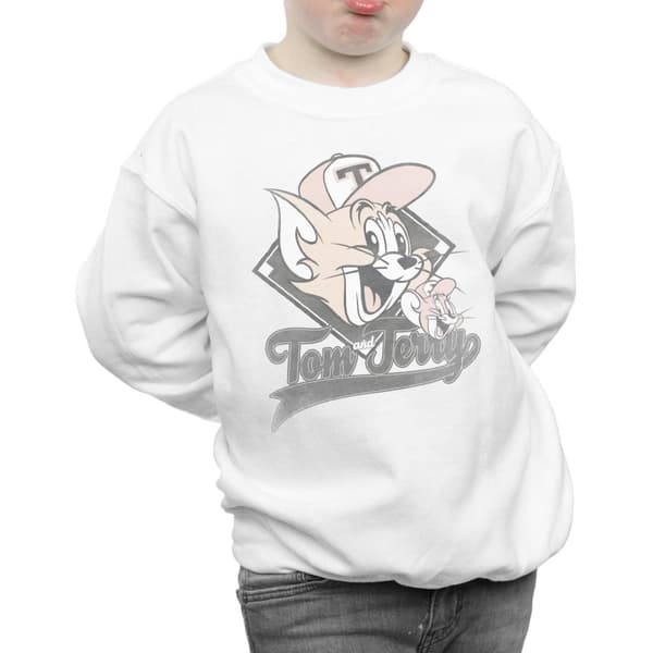 Tom And Jerry Basebollkepsar för pojkar Sweatshirt