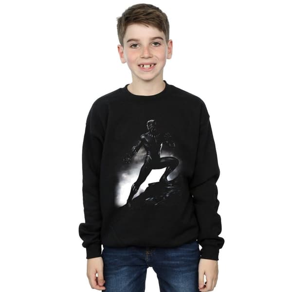 Marvel Boys Black Panther Standing Pose Sweatshirt
