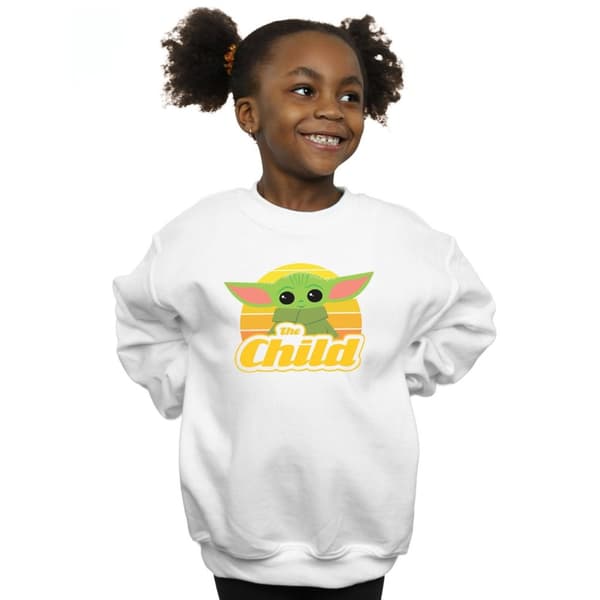 Star Wars Girls The Mandalorian The Child Retro Sweatshirt