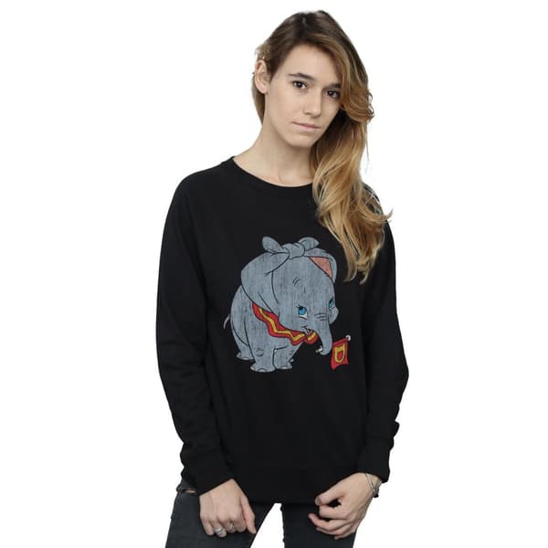 Disney Dam/Tjej Dumbo Classic Sweatshirt med uppknutna öron