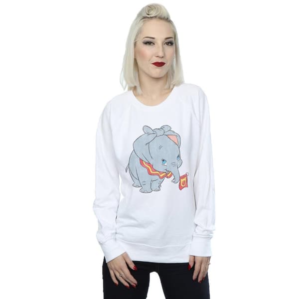 Disney Dam/Tjej Dumbo Classic Sweatshirt med uppknutna öron