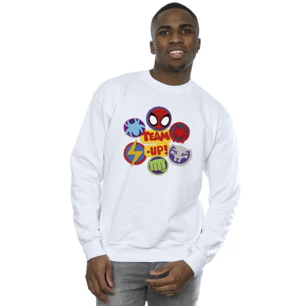 Marvel Mens Spidey And His Amazing Friends Team Up Sweatshirt
