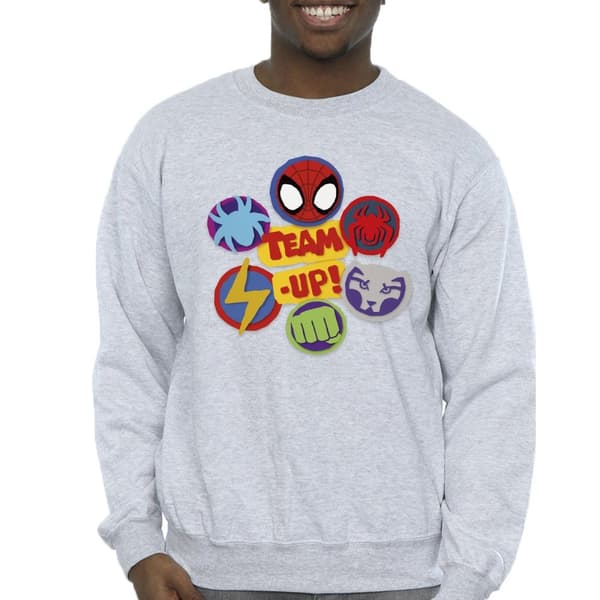 Marvel Mens Spidey And His Amazing Friends Team Up Sweatshirt