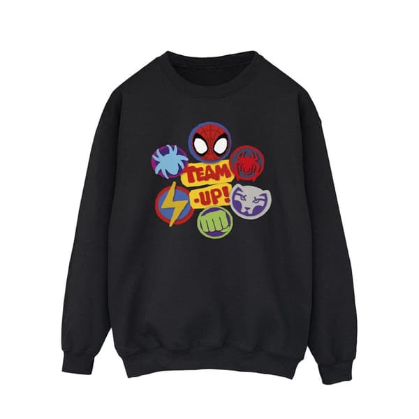 Marvel Mens Spidey And His Amazing Friends Team Up Sweatshirt