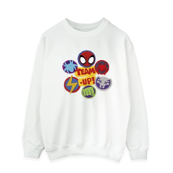 Marvel Mens Spidey And His Amazing Friends Team Up Sweatshirt