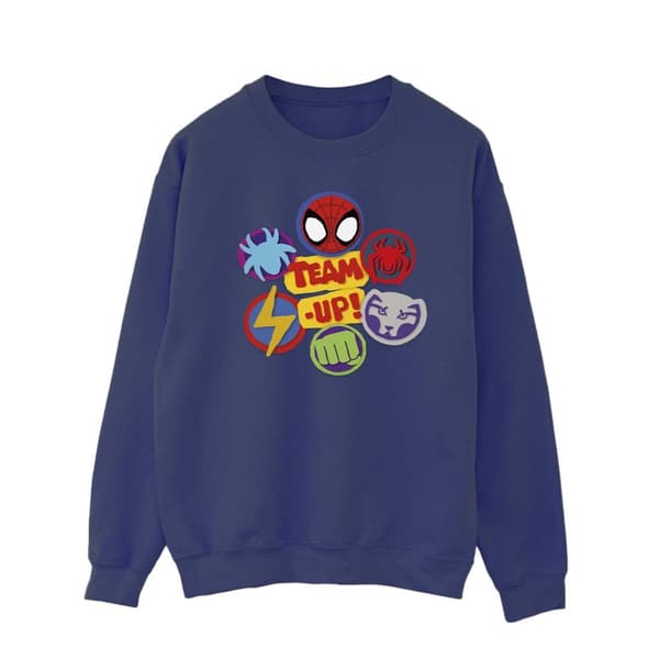 Marvel Mens Spidey And His Amazing Friends Team Up Sweatshirt