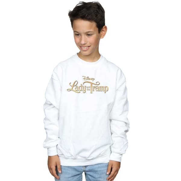 Disney Pojkar Lady And The Tramp - Sweatshirt med klassisk logotyp