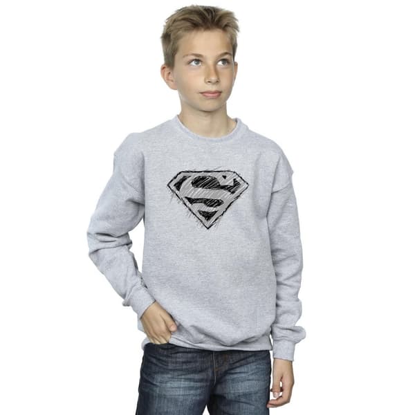 DC Comics Pojkar Superman Logo Sketch Sweatshirt