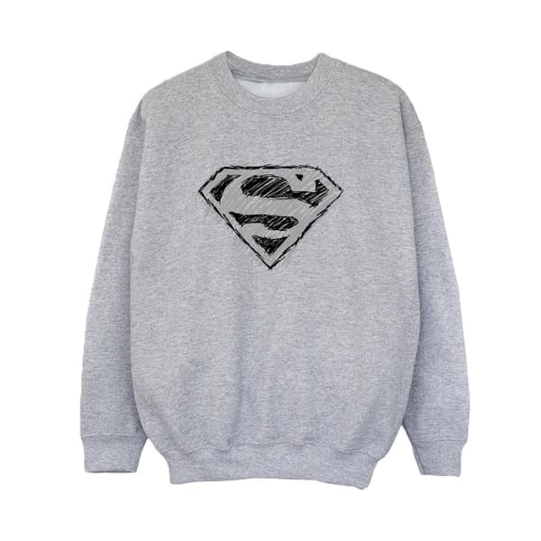 DC Comics Pojkar Superman Logo Sketch Sweatshirt