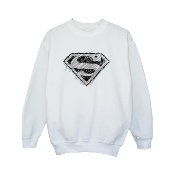 DC Comics Pojkar Superman Logo Sketch Sweatshirt