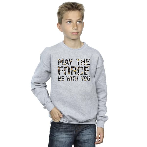 Star Wars Boys May The Force Infill Sweatshirt
