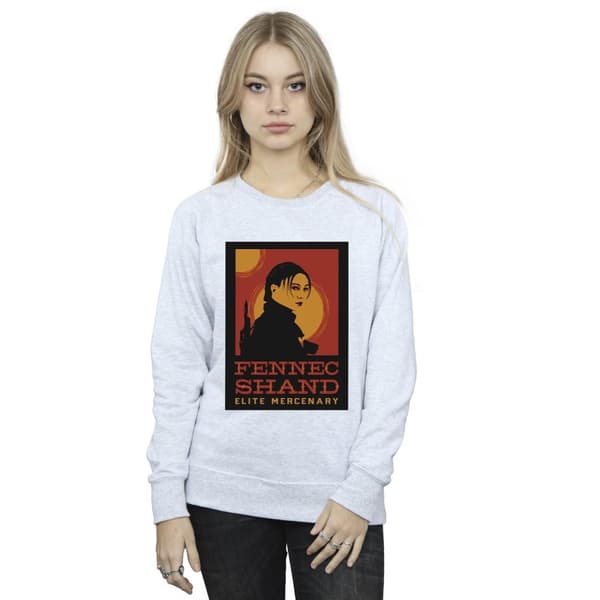 Star Wars Womens/Ladies The Book Of Boba Fett Elite Mercenary Fennec Sweatshirt