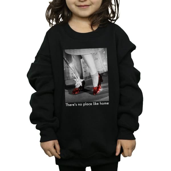 The Wizard Of Oz Girls Ruby Slippers Photo Sweatshirt