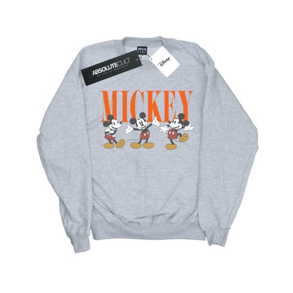 Disney Womens/Ladies Mickey Mouse Poses Sweatshirt