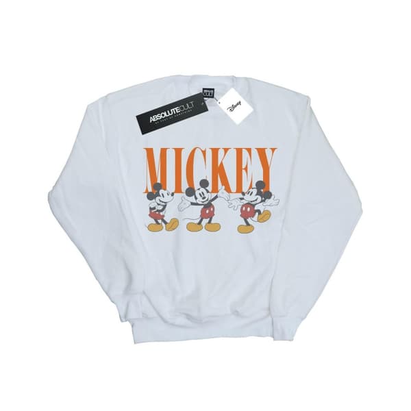 Disney Womens/Ladies Mickey Mouse Poses Sweatshirt