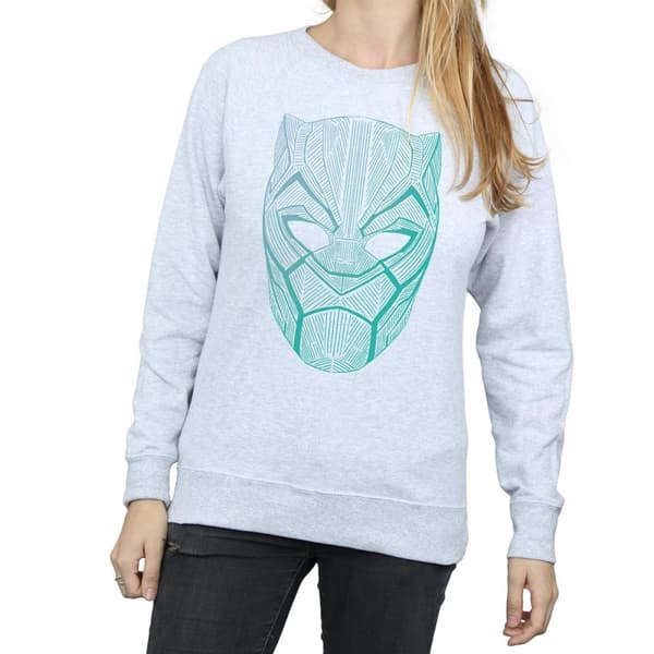 Marvel Black Panther Tribal Mask - Sweatshirt för kvinnor/damer