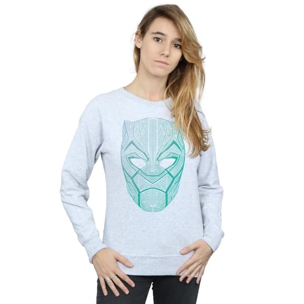 Marvel Black Panther Tribal Mask - Sweatshirt för kvinnor/damer