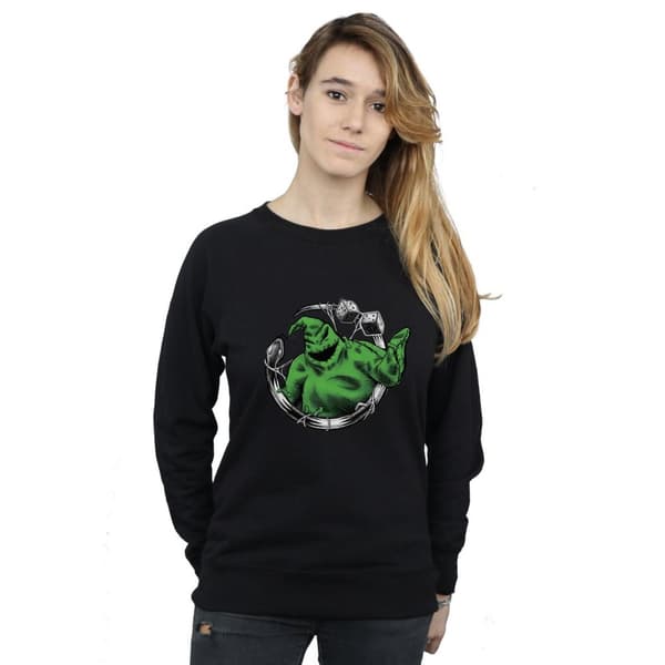 Disney Nightmare Before Christmas Roll The Dice - Sweatshirt för kvinnor/damer