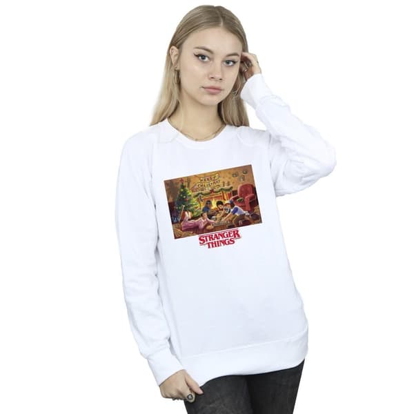 Netflix Stranger Things Christmas Gathering-tröja för damer/kvinnor