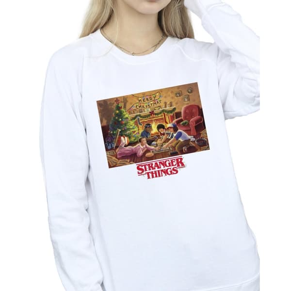 Netflix Stranger Things Christmas Gathering-tröja för damer/kvinnor