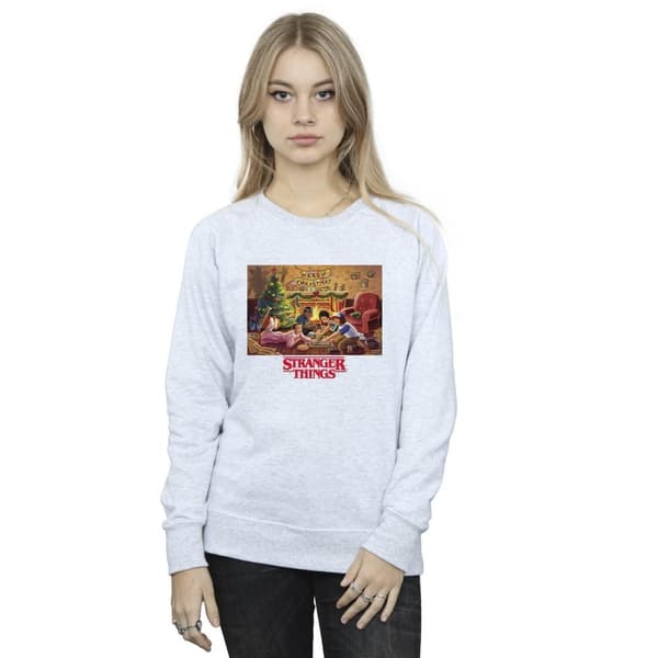 Netflix Stranger Things Christmas Gathering-tröja för damer/kvinnor