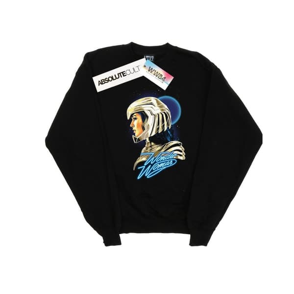 DC Comics Boys Wonder Woman 84 Retro Gold Helmet Sweatshirt