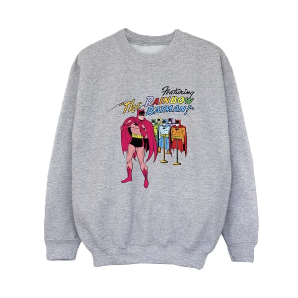 DC Comics Pojkar Batman Comic Cover Rainbow Batman Sweatshirt